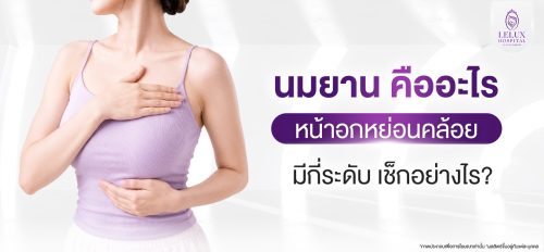 นมยาน คืออะไร หน้าอกหย่อนคล้อยมีกี่ระดับ